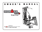 Ironman Fitness 600g User's Manual