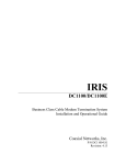 IRIS DC1100 User's Manual