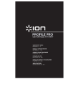 ION PROFILE PRO User's Manual