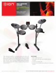 ION PRO SESS DRUMS User's Manual