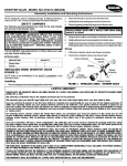 Invacare DV401C User's Manual