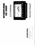 Interphase Tech DC-1000 User's Manual