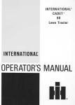 International Home Products Cadet 80 User's Manual