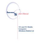 Intermec 741 (Windows Mobile 5.0) User's Manual