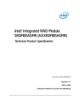 Intel SROMBSASMR (AXXROMBSASMR) User's Manual