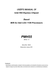 Intel PMH55 User's Manual