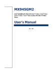 Intel MX945GM2 User's Manual