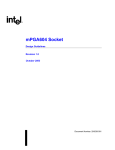 Intel mPGA604 User's Manual