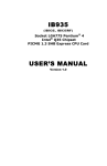Intel IB935 User's Manual