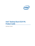 Intel DG41MJ User's Manual