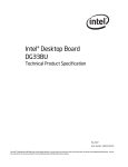 Intel DG33BU User's Manual