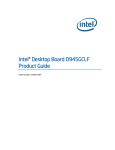 Intel D945GCLF User's Manual