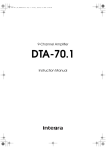 Integra DTA-70.1 User's Manual
