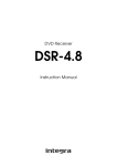 Integra DSR-4.8 User's Manual