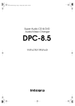 Integra DPC-8.5 User's Manual