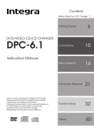 Integra DPC-6.1 User's Manual