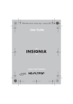 Insignia NS-PLTPSP User's Manual
