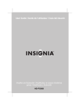 Insignia NS-P2000 User's Manual