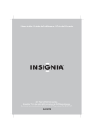 Insignia NS-F20TR User's Manual