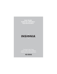 Insignia NS-D9500 User's Manual