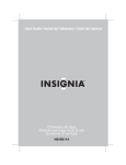 Insignia NS-B2114 User's Manual