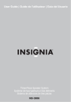 Insignia NS-3006 User's Manual