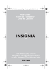 Insignia NS-2908 User's Manual
