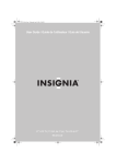 Insignia NS-27LCD User's Manual