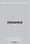 Insignia NS-2024 User's Manual