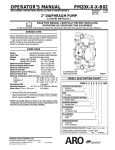 Ingersoll-Rand PM20X-X-X-B02 User's Manual
