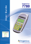 Ingenico 7780 User's Manual