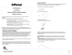 InFocus SP-CEIL-010 User's Manual