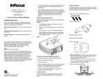 InFocus SP-CEIL-004 User's Manual