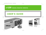 InFocus LP120 User's Manual