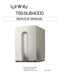 Infinity TSS-SUB4000 User's Manual