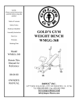 Impex WMGG-368 Owner's Manual