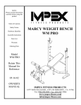 Impex WM-PRO Owner's Manual
