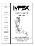 Impex WM 1407 User's Manual