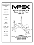 Impex TSA-5761 Owner's Manual
