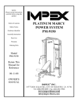 Impex PM-9150 Owner's Manual