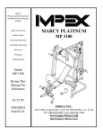 Impex MP-3100 Owner's Manual