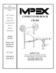 Impex CB-204 Owner's Manual