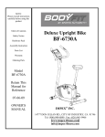 Impex BF-6730A Owner's Manual