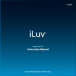 Iluv INT170 User's Manual