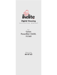 Ikelite IXUS65 User's Manual