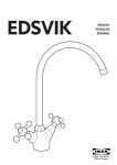 IKEA EDSVIK AA-291287-1 User's Manual