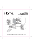 iHome iP51 User's Manual