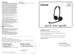 iHome IH-H400AB User's Manual