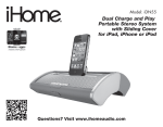 iHome iDN55 User's Manual