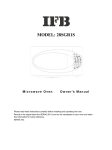 IFB Appliances 28SGR 1S User's Manual